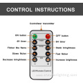 Flameless Timer Function Battery Flickering LED Tea Light